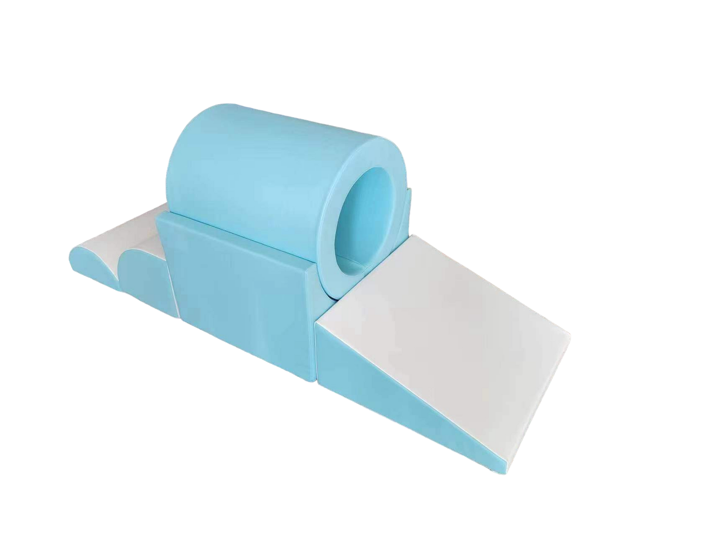 Soft Tunnel Climb Set - Blue/ White