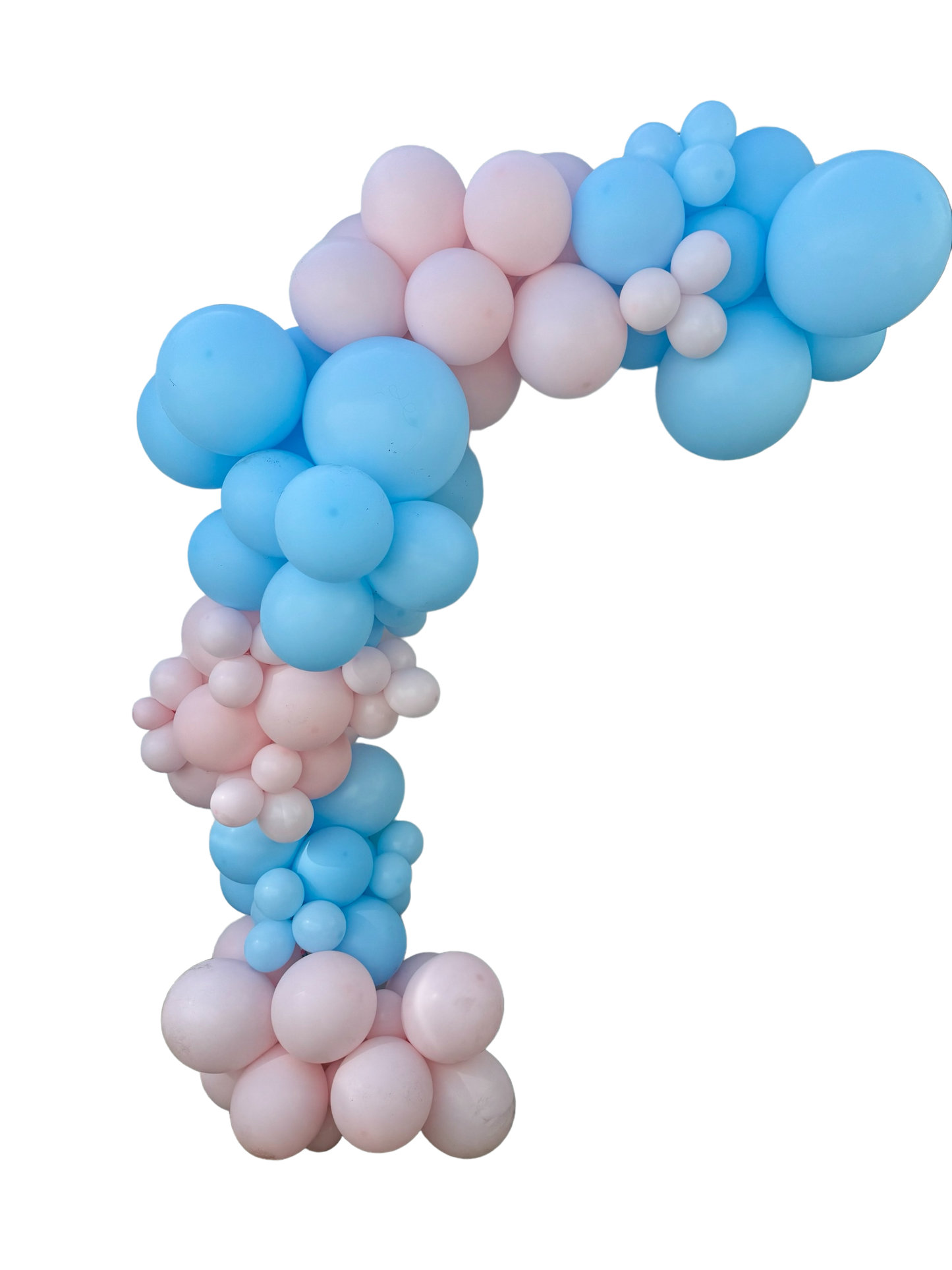 Pink and Blue Professional Balloon Garland Kit | DIY Balloon | Gender Reveal | Pastel Matte Balloons