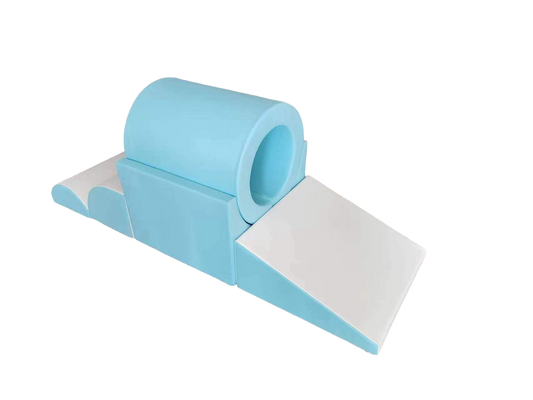 Soft Tunnel Climb Set - Blue/ White